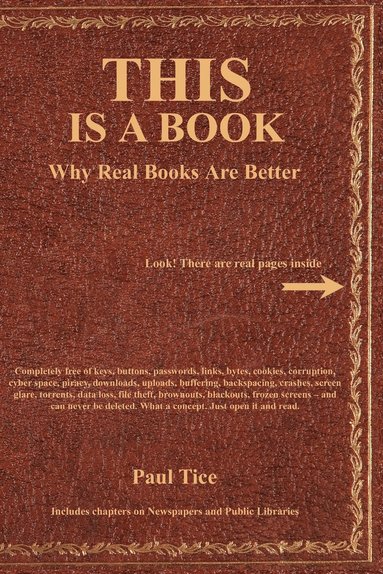 bokomslag THIS Is a Book: Why Real Books Are Better