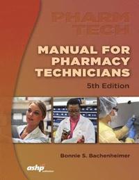 bokomslag Manual for Pharmacy Technicians
