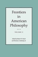 bokomslag Frontiers in American Philosophy Vol Ii