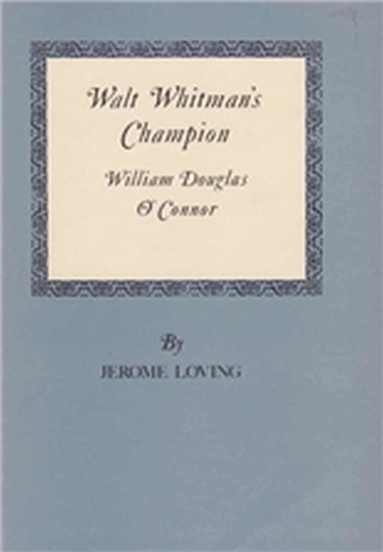 Jerome Loving - Walt Whitman'S Champion, Häftad