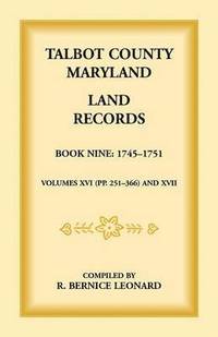 bokomslag Talbot County, Maryland Land Records