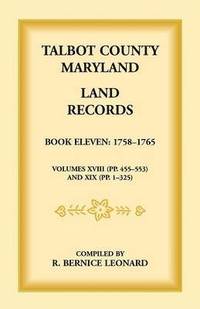 bokomslag Talbot County, Maryland Land Records