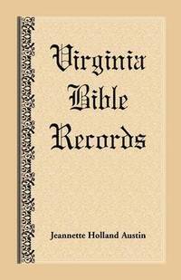 bokomslag Virginia Bible Records