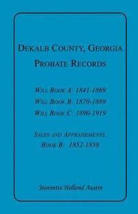 bokomslag DeKalb County, Georgia, Probate Records