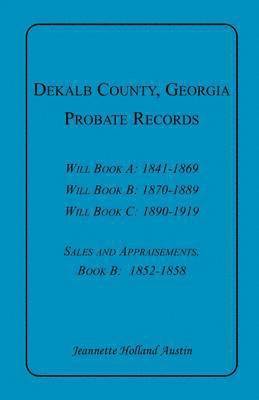 bokomslag DeKalb County, Georgia, Probate Records