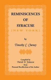 bokomslag Reminiscences of Syracuse