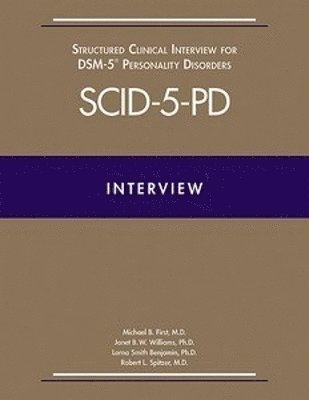 bokomslag Structured Clinical Interview for DSM-5 Personality Disorders (SCID-5-PD)