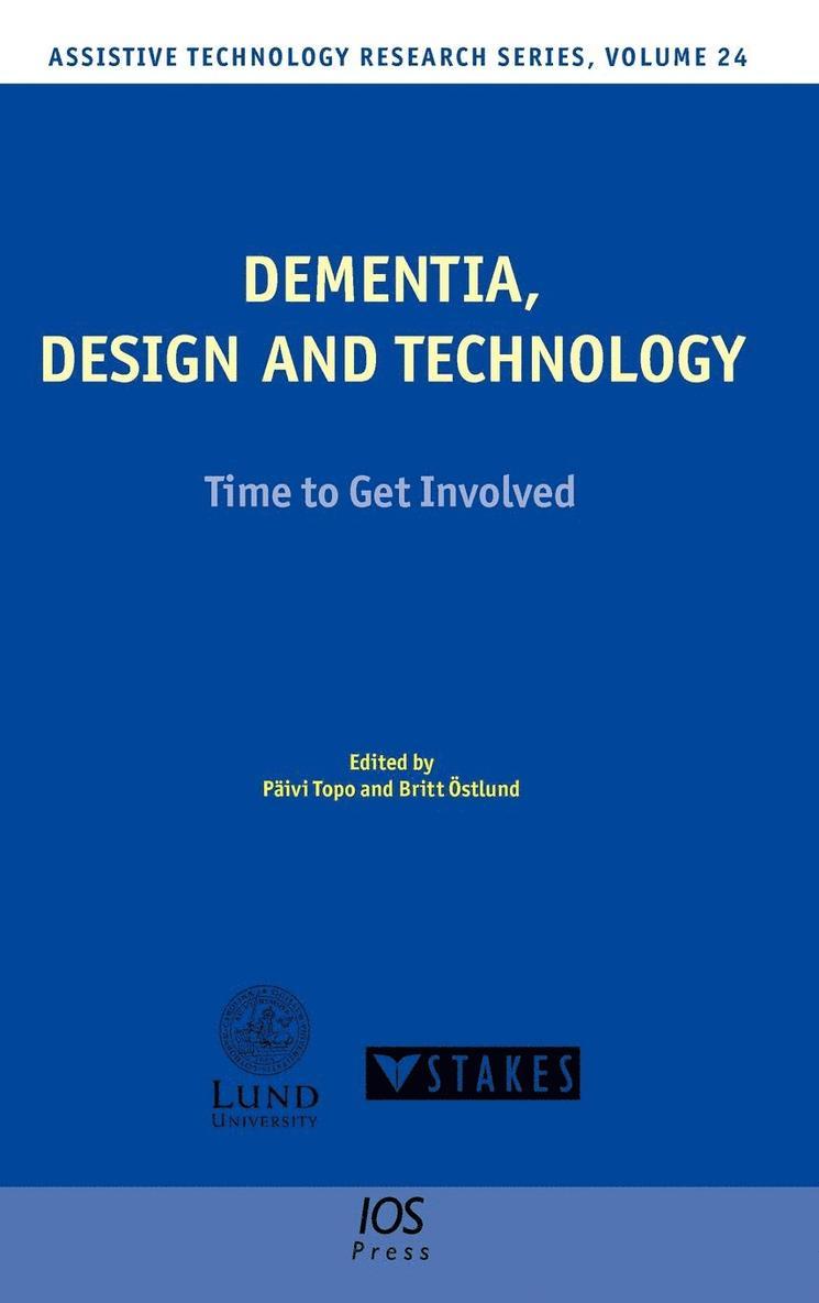 Päivi Topo, Britt Östlund, Paivi Topo - Dementia, Design and Technology, Inbunden