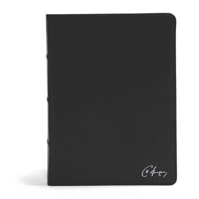 CSB Spurgeon Study Bible, Black Genuine Leather, Indexed