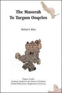 bokomslag Masorah to Targum Onqelos