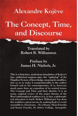 bokomslag The Concept, Time, and Discourse