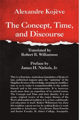 The Concept, Time, and Discourse 1
