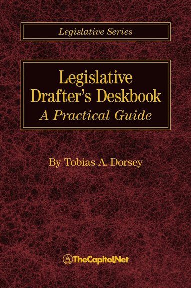 bokomslag Legislative Drafter's Deskbook