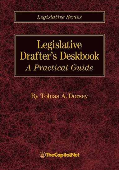 bokomslag Legislative Drafter's Deskbook