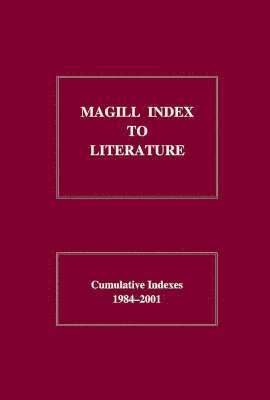 bokomslag Magill Index to Literature