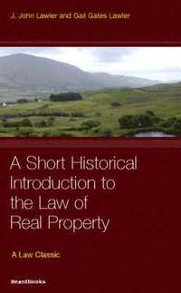 bokomslag A Short Historical Introduction to the Law of Real Property