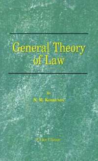 bokomslag General Theory of Law