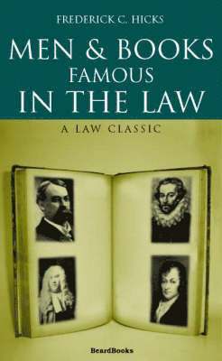 bokomslag Men and Books Famous in the Law