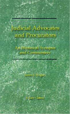 bokomslag Judicial Advocates and Procurators