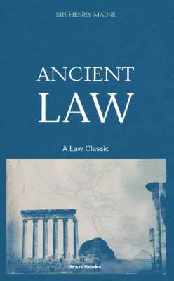 Henry James Sumner Maine - Ancient Law, Häftad