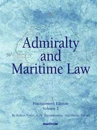 bokomslag Admiralty and Maritime Law Volume 2