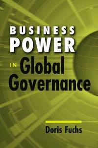 bokomslag Business Power in Global Governance