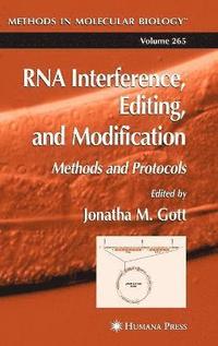 bokomslag RNA Interference, Editing, and Modification