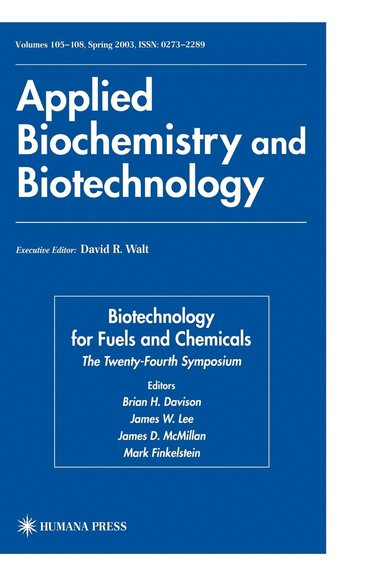 bokomslag Biotechnology for Fuels and Chemicals