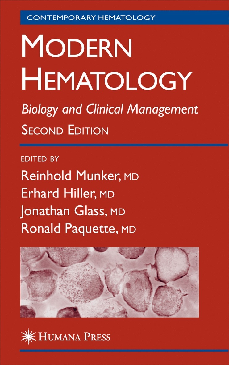 Reinhold Munker, Erhard Hiller, Jonathan Glass, Ronald Paquette - Modern Hematology, Inbunden