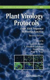 bokomslag Plant Virology Protocols