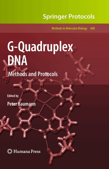 Peter Baumann - G-Quadruplex DNA, Inbunden