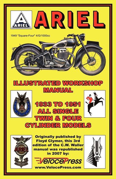 bokomslag Ariel Motorcycles Workshop Manual 1933-1951