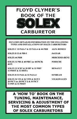 Floyd Clymer's Book of the Solex Carburetor 1