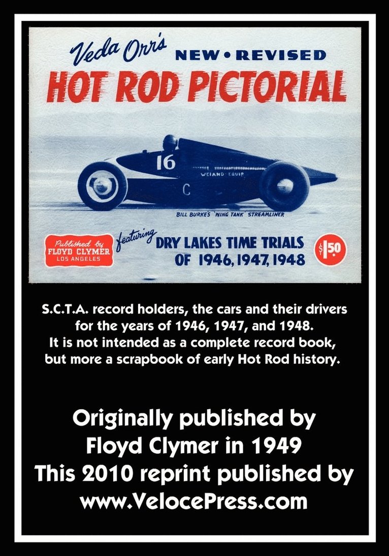 Veda Orr's New Revised Hot Rod Pictorial 1