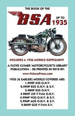 Book of the BSA Up to 1935 - Includes a 1936 Models Supplement 1