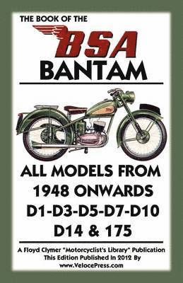 bokomslag Book of the BSA Bantam All Models from 1948 Onwards
