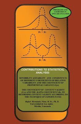 bokomslag Contributions To Statistical Analysis: The Coefficients of Proportional Variance, Content Validity and Kappa