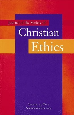 Journal of the Society of Christian Ethics 1