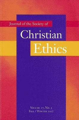 bokomslag Journal of the Society of Christian Ethics