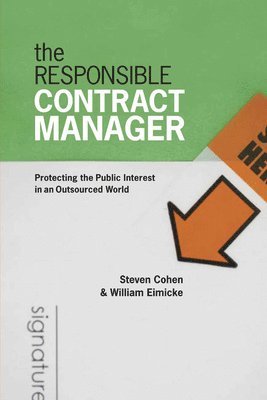 Steven Cohen - Responsible Contract Manager, Häftad