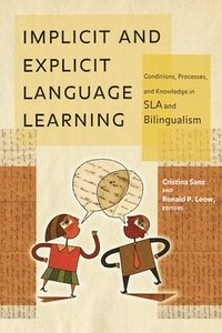 bokomslag Implicit and Explicit Language Learning
