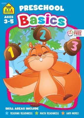 bokomslag School Zone Preschool Basics 64-Page Workbook