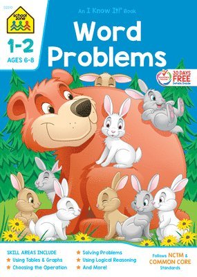 bokomslag School Zone Word Problems Grades 1-2 Workbook