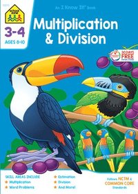 bokomslag School Zone Multiplication & Division Grades 3-4 Workbook