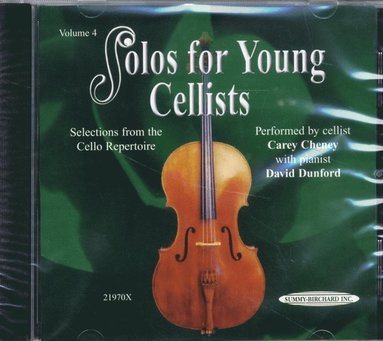 bokomslag Suzuki solos for young cellists cd 4
