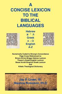 bokomslag Concise Lexicon to the Biblical Languages