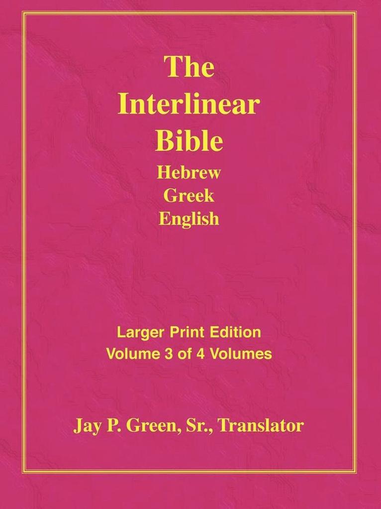 Larger Print Bible-Il-Volume 3 1