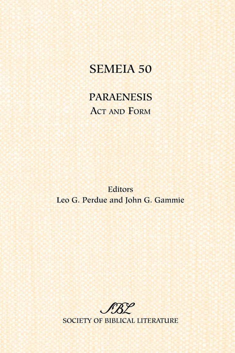 Semeia 50 1