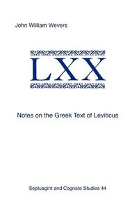 bokomslag Notes on the Greek Text of Leviticus
