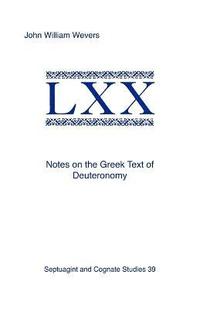 bokomslag Notes on the Greek Text of Deuteronomy